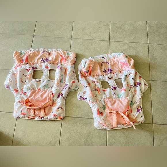 Go By Goldbug Shopping Cart Cover Dinosaurs Pink Unicorns - Picture 1 of 1